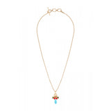 Pendentif festif perles cristal - multicolore Multi