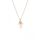 Pendentif romantique perles de rivière - blanc Perles