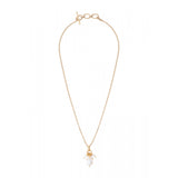 Pendentif romantique perles de rivière - blanc Perles