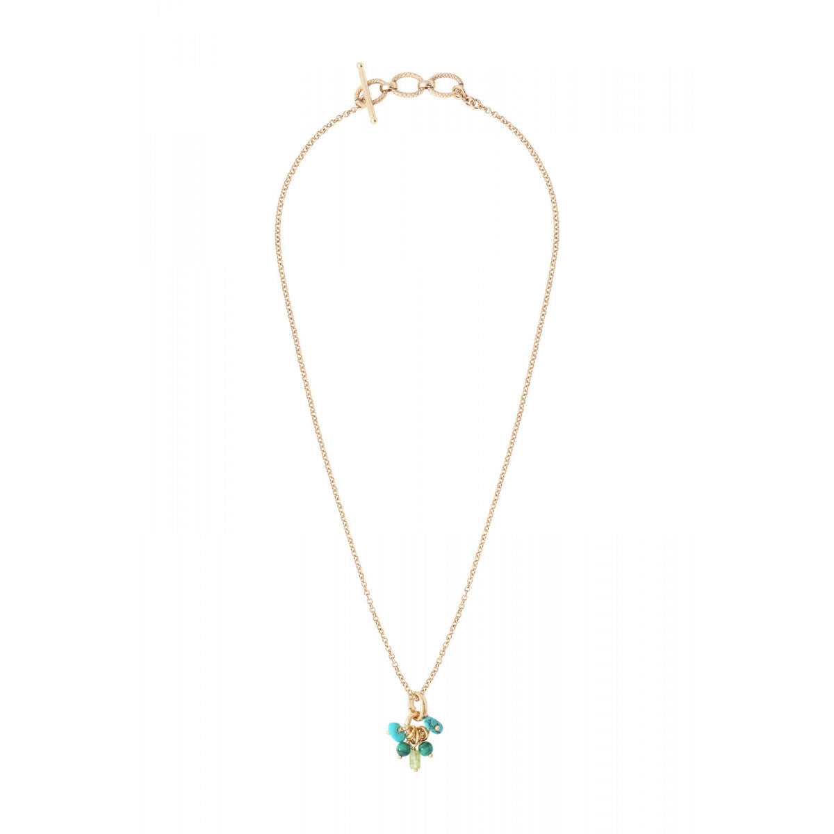 Pendentif glamour turquoise péridot malachite - vert Turquoise vert