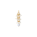 Pendentif féminin perles de rivière - blanc Perles