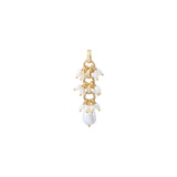 Pendentif féminin perles de rivière - blanc Perles