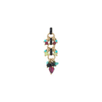 Pendentif original turquoise grenat et onyx - rouge Rouge turquoise