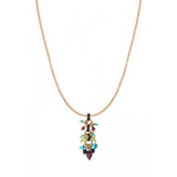 Pendentif original turquoise grenat et onyx - rouge Rouge turquoise