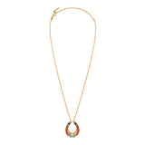 Collier pendentif turquoise perles du Japon - rouge Turquoise rouge
