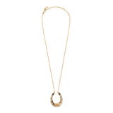 Collier sautoir nacre grenat - blanc Nacre