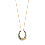 Collier sautoir turquoise grenat - turquoise Turquoise