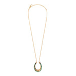 Collier sautoir turquoise grenat - turquoise Turquoise