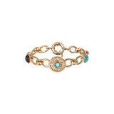 Bracelet chaîne élégant cristal prestige - bleu Bleu