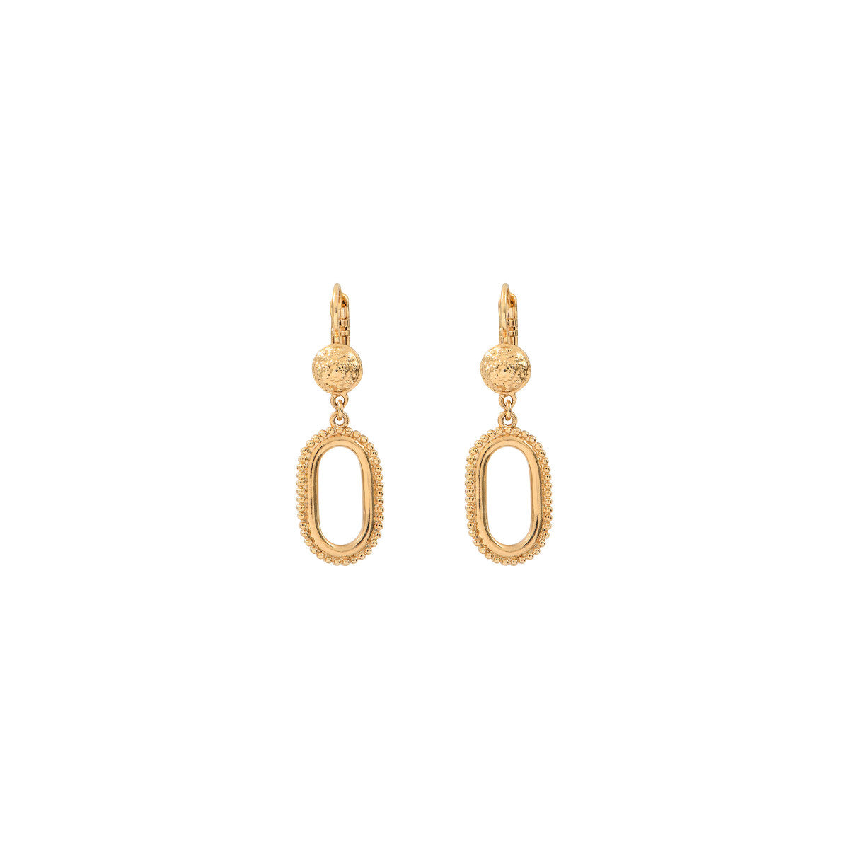 Boucles d'oreilles dormeuses FARAH métal doré - doré Dore