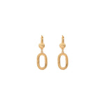Boucles d'oreilles dormeuses FARAH métal doré - doré Dore
