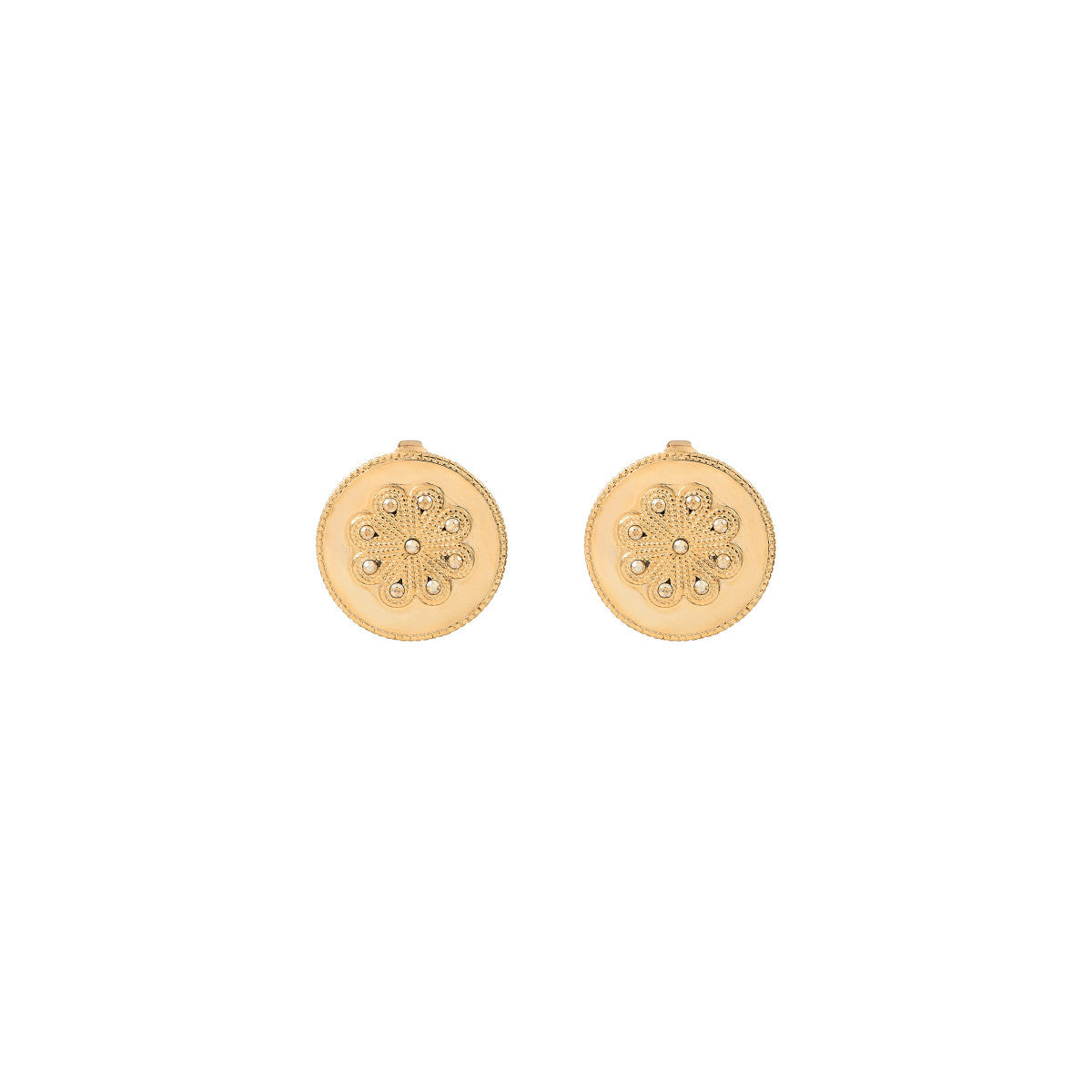 Boucles d'oreilles clips poétiques cristaux Prestige - doré Dore