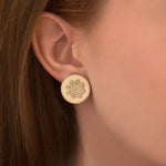 Boucles d'oreilles clips poétiques cristaux Prestige - doré Dore