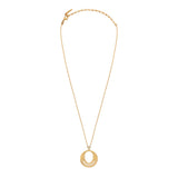 Collier pendentif réglable arty métal doré hématite - doré Dore
