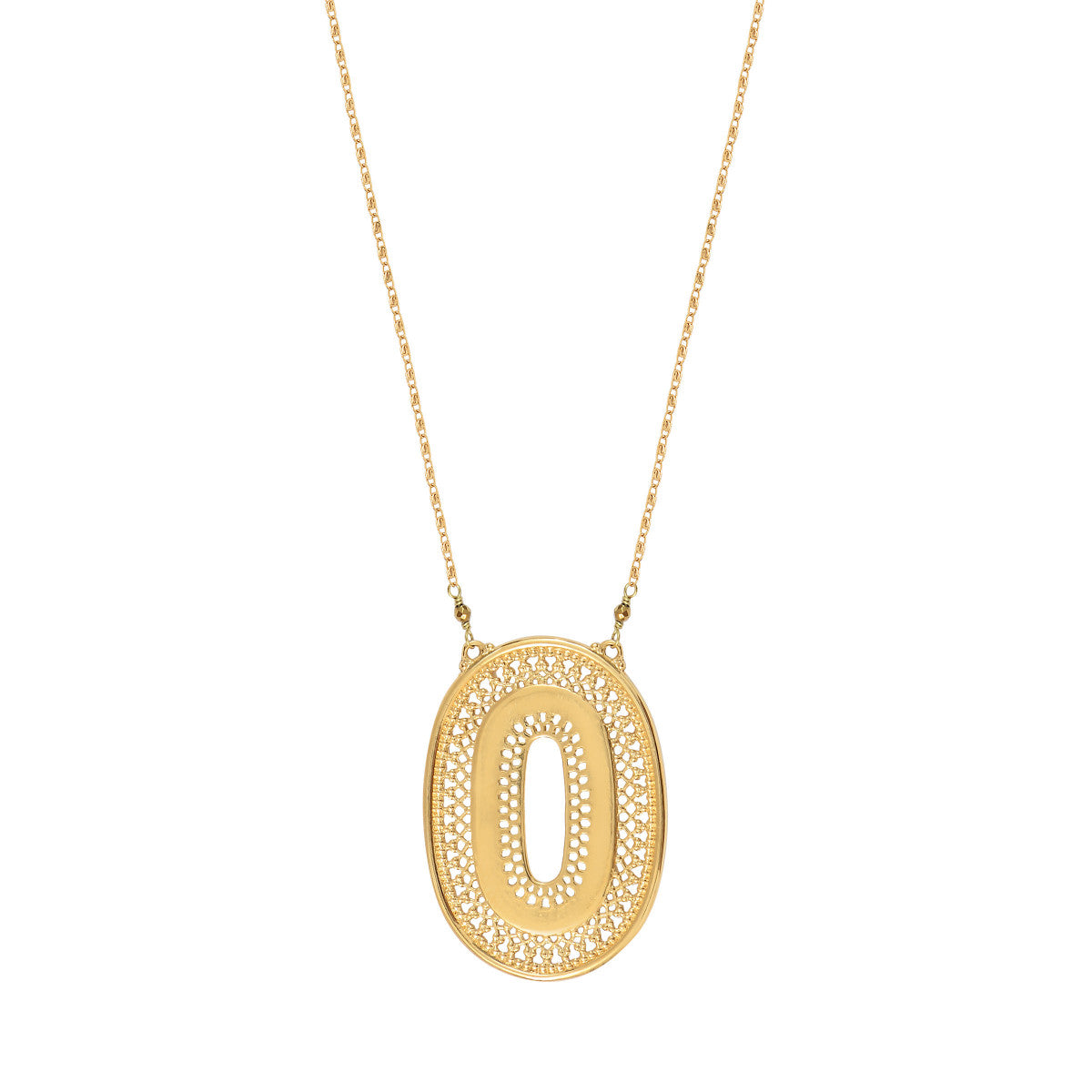 Collier pendentif réglable métal doré hématite - doré Dore
