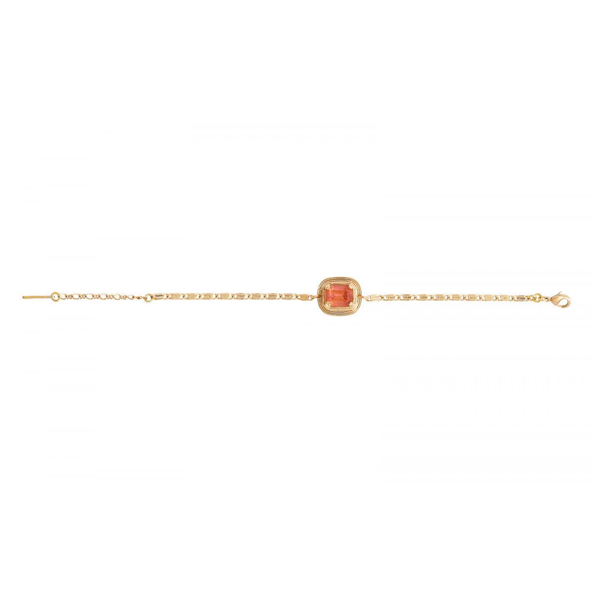 Bracelet chaîne cristal Prestige - rose Multi