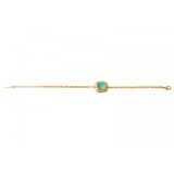 Bracelet chaîne cristal Prestige - vert d'eau Turquoise