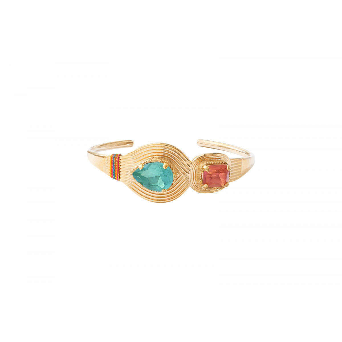 Bracelet jonc toi & moi cristal Prestige - multicolore Multi