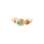 Bracelet jonc toi & moi cristal Prestige - multicolore Multi