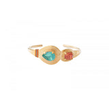 Bracelet jonc toi & moi cristal Prestige - multicolore Multi
