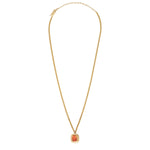 Collier pendentif mi-long cristal Prestige - rose Multi