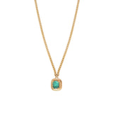 Collier pendentif mi-long cristal Prestige - turquoise Turquoise