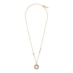 Collier pendentif réglable perles - nacre Nacre multi