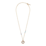 Collier pendentif réglable perles - nacre Nacre multi