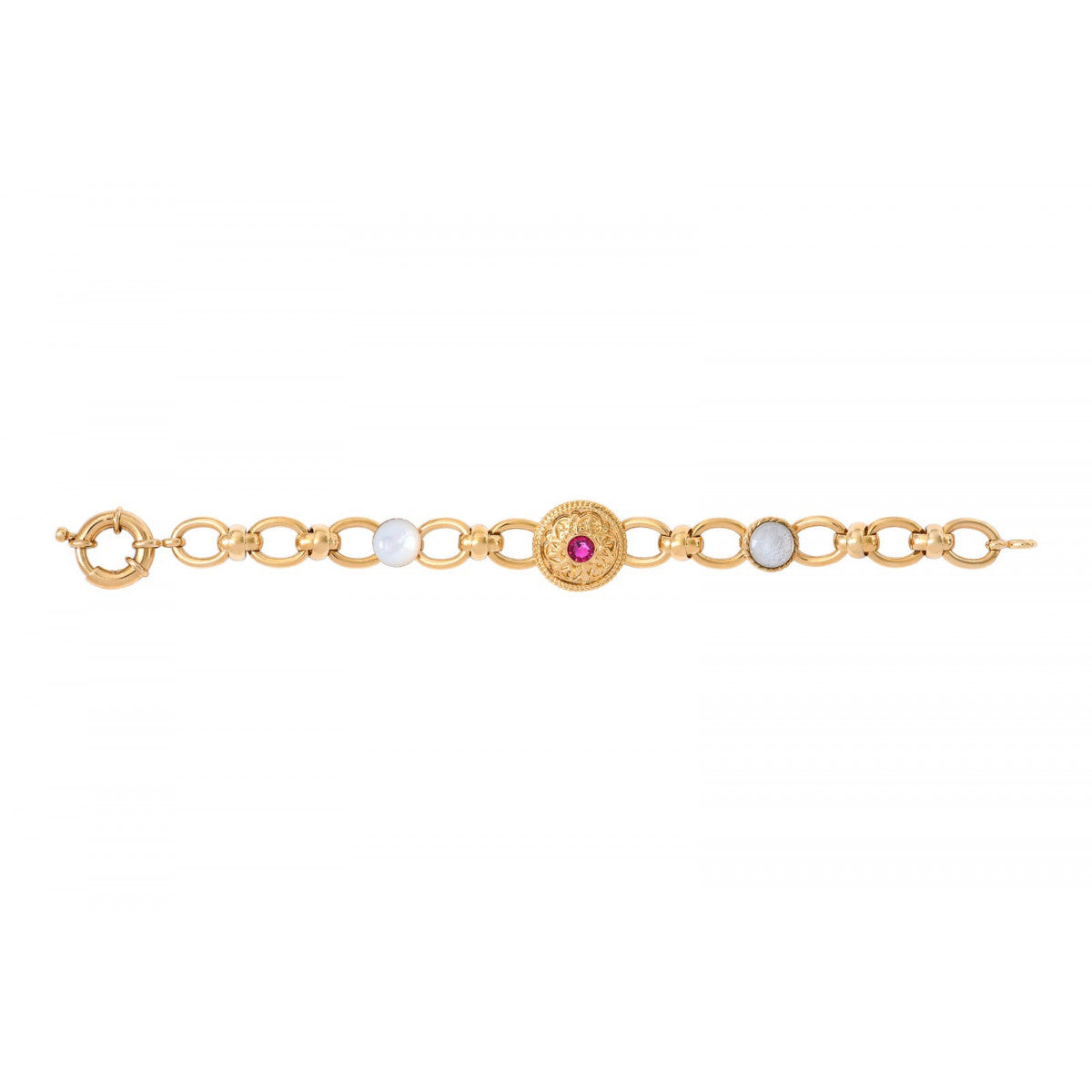 Bracelet chaîne romantique cristal Prestige - blanc Blanc
