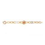 Bracelet chaîne romantique cristal Prestige - blanc Blanc