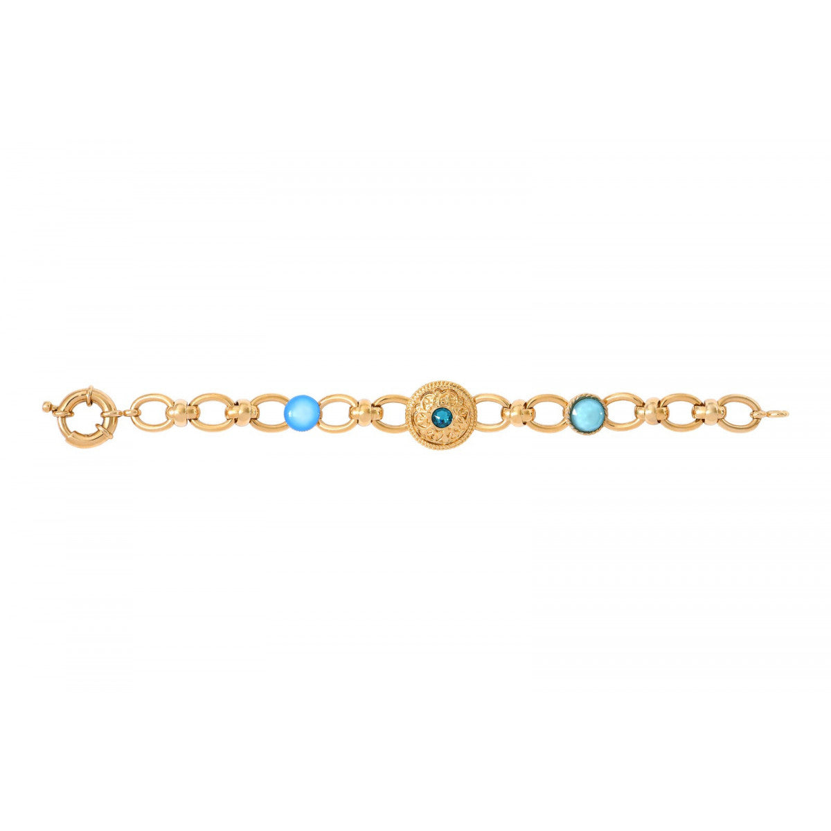 Bracelet chaîne intemporel cristal Prestige - turquoise Turquoise