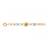 Bracelet chaîne intemporel cristal Prestige - turquoise Turquoise