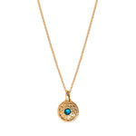 Collier pendentif romantique cristal Prestige - turquoise Turquoise