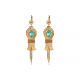 Boucles d'oreilles dormeuses chic cristaux - multicolore Multi