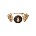 Bracelet cœur doré bois PORTE-BONHEUR - bois rouge Bois rouge