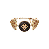 Bracelet cœur doré bois PORTE-BONHEUR - bois rouge Bois rouge