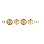 Bracelet réglable métal doré cristaux Prestige - doré Or jaune