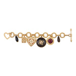 Bracelet breloques charm's bois kamakong - bois rouge Bois rouge