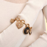 Bracelet breloques charm's bois kamakong - bois rouge Bois rouge