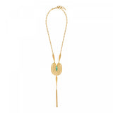 Collier sautoir filigrane Noor cristal - vert Turquoise