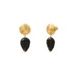 Boucles d'oreilles Arizona Dream obsidienne - noir Noir blanc