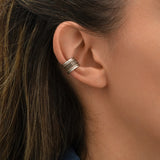 Bague d'oreille chic ajustable métal argenté 10 microns - argenté Argent