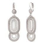 Boucles d'oreilles dormeuses Noor - argenté Argent