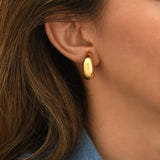 Boucles d'oreilles clips Masseria en résine - doré Dore