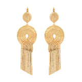 Boucles d'oreilles dormeuses festives métal doré à l'or fin - doré Or brillant