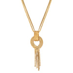 Collier réglable festif métal doré à l'or fin - doré Or brillant