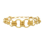 Bracelet anneaux Alicudi en métal doré à l'or fin - doré Dore