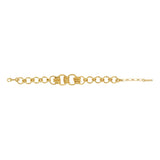 Bracelet anneaux Alicudi en métal doré à l'or fin - doré Dore