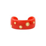 Bracelet manchette Masseria M en résine - corail Corail
