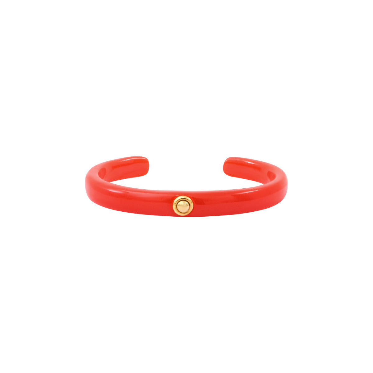 Bracelet jonc Masseria M en résine - corail Corail